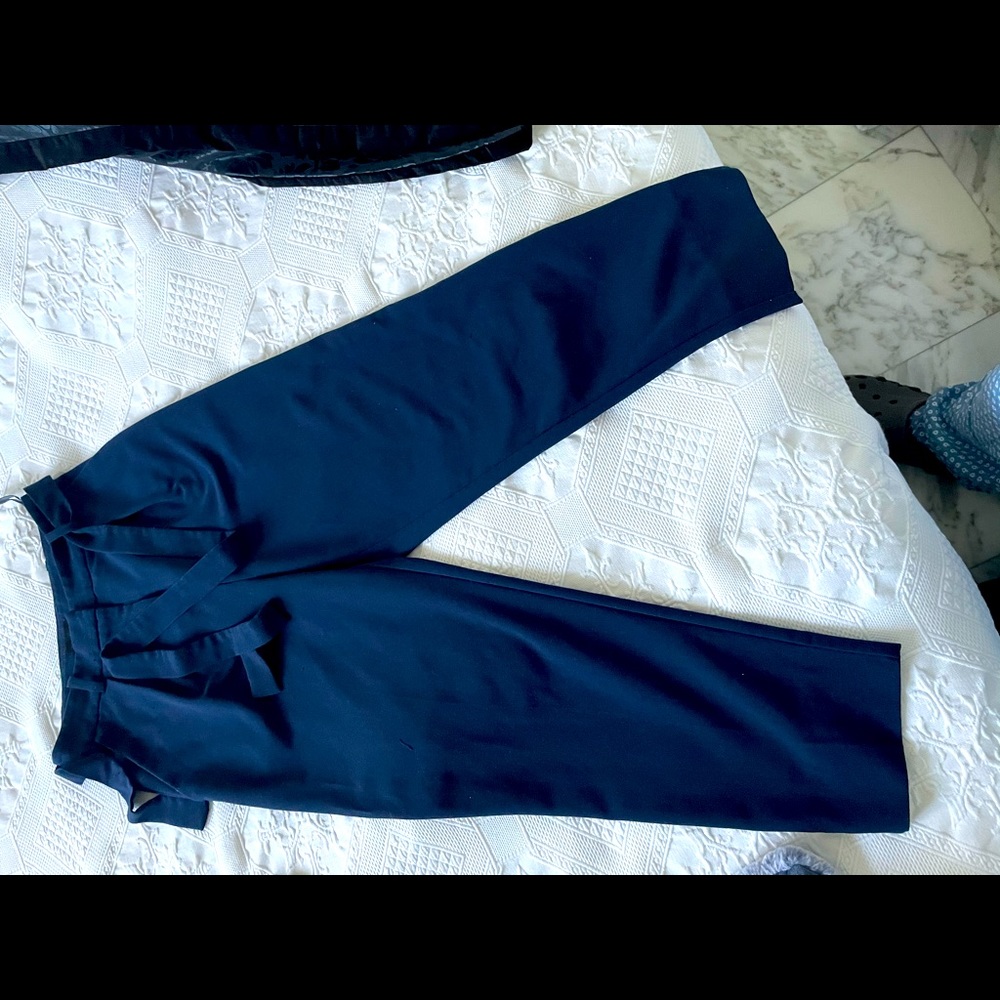 Topshop navy pants